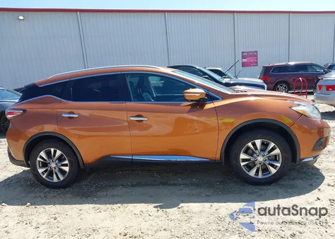 2015 Nissan Murano Sl from USA, damaged, VIN 5N1AZ2MH6FN212866